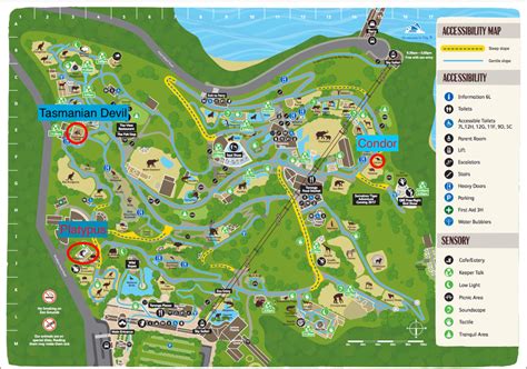 Taronga zoo map - Zoo