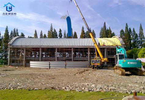 Popular Galvanized Painted Shed Metal Construction Prefab Prefabricated