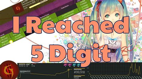 Osu I Reached 5 Digit Ranking Youtube