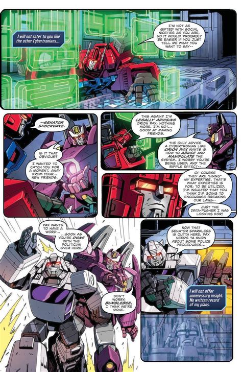 Transformers Shattered Glass Issue 4 Comic Book Full Preview Leader