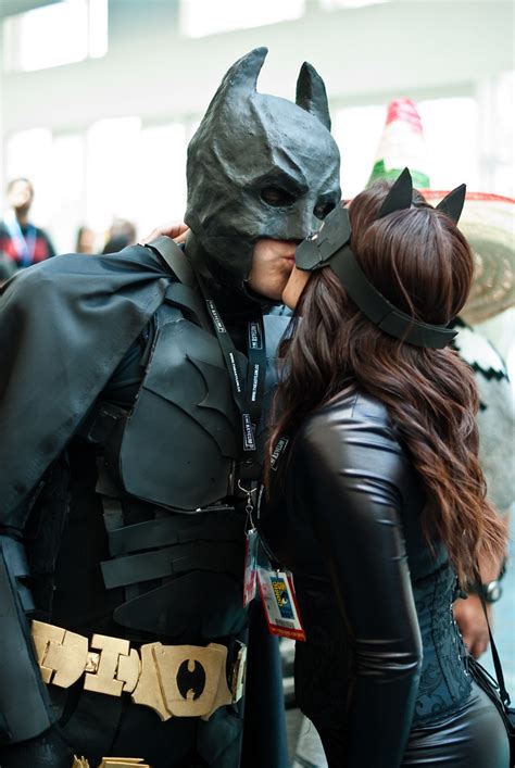 Batman Kissing Catwoman San Diego Comic Con 2012 Flickr