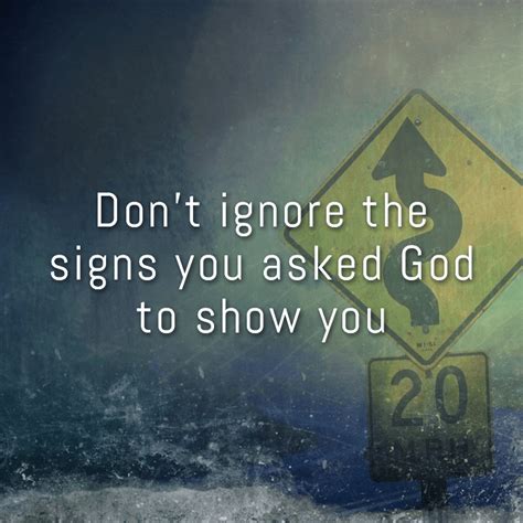 Signs God shows you