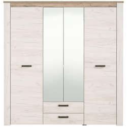 Armoire Portes Nano Coloris Ch Ne Shannon Blanc Mat Conforama