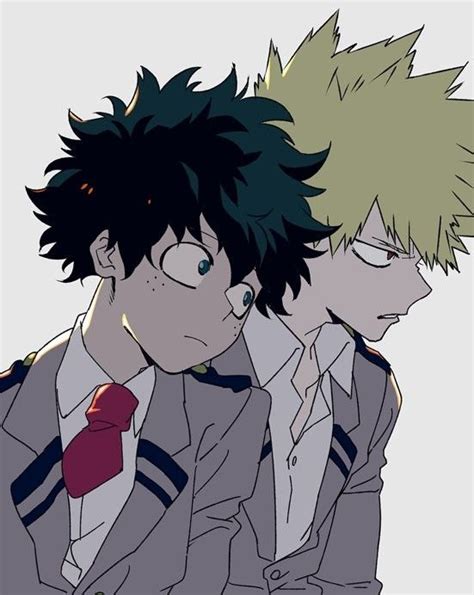 Bakugou Katsuki And Midoriya Izuku Personajes De Anime Parejas Anime Bonitas Arte De Anime