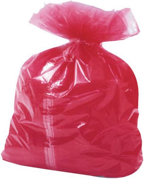 Elbon Water Soluble Strip Laundry Sacks Dissolvable Washing Red Bags