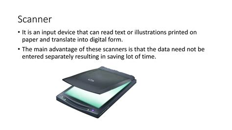 SESSION 6 - Input Devices - Optical Scanners and Magnetic Ink Character ...