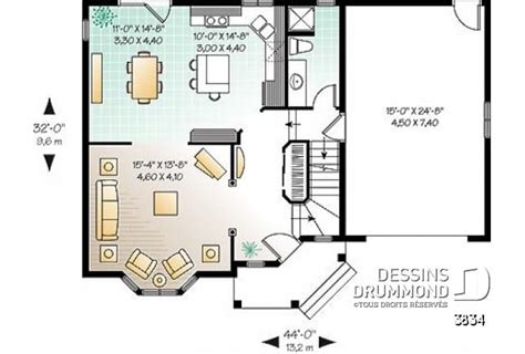 Plan De Maison Chambres Salon Cuisine Bios Pics