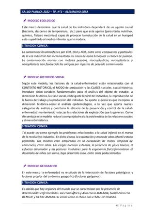 Tp Modelos Salud Enfermedad Pdf