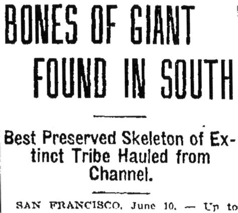 Giant Human Skeletons Headlines Of Remains