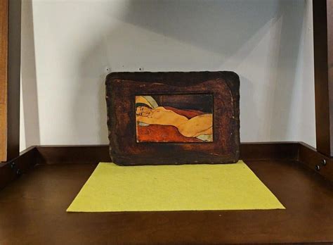 Vtg French Semi Nude Women On Bed Wood Mcm Artwork Wall Art Etsy