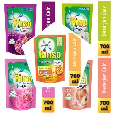 RINSO ANEKA SABUN RINSO CAIR ANTI NODA MOLTO 700ml 蝦皮購物