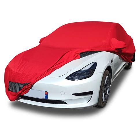 Capa Carro Sob Medida Tesla Model Red Coverlux