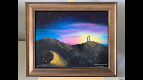 Jesus Empty Tomb Painting