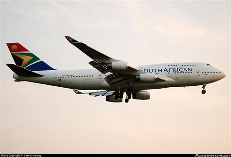 Zs Saz South African Airways Boeing 747 444 Photo By Darren Varney Id 044349