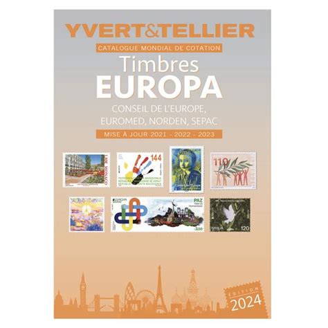 Yvert Postzegelcatalogus Verenigd Europa Cept Europost Postzegels