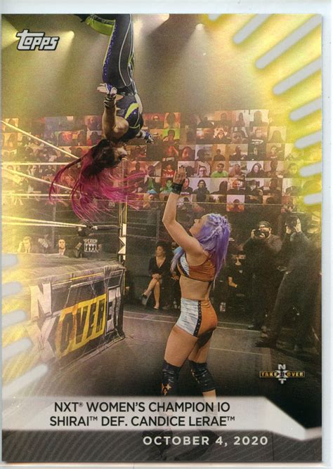 2021 Topps WWE Women S Division Rainbow Foil 78 Io Shirai For Sale