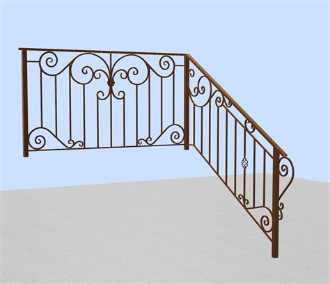 Decorative Iron Railing Revit Shelly Lighting