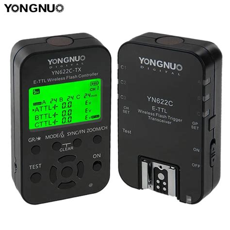 Yongnuo Yn C Kit Yn C Ettl Flash Trigger With Transceivers For