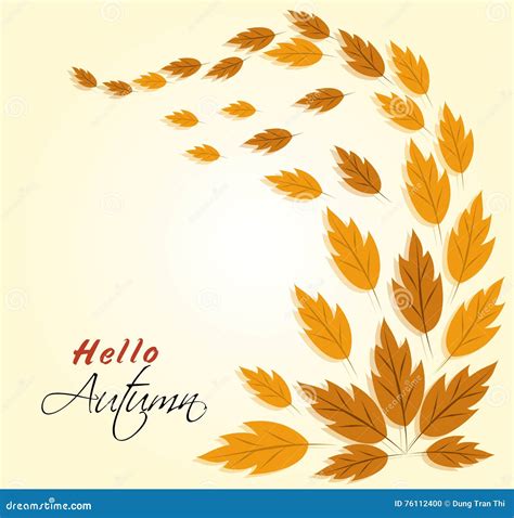 Three Autumn Banners With Colorful Leaves Vector Illustration Stock