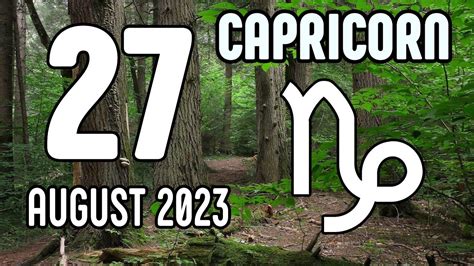 Capricorn ♑🤩 𝐆𝐫𝐞𝐚𝐭 𝐍𝐞𝐰𝐬 𝐅𝐨𝐫 𝐘𝐨𝐮 🙏🌠😎horoscope For Today August 27 2023