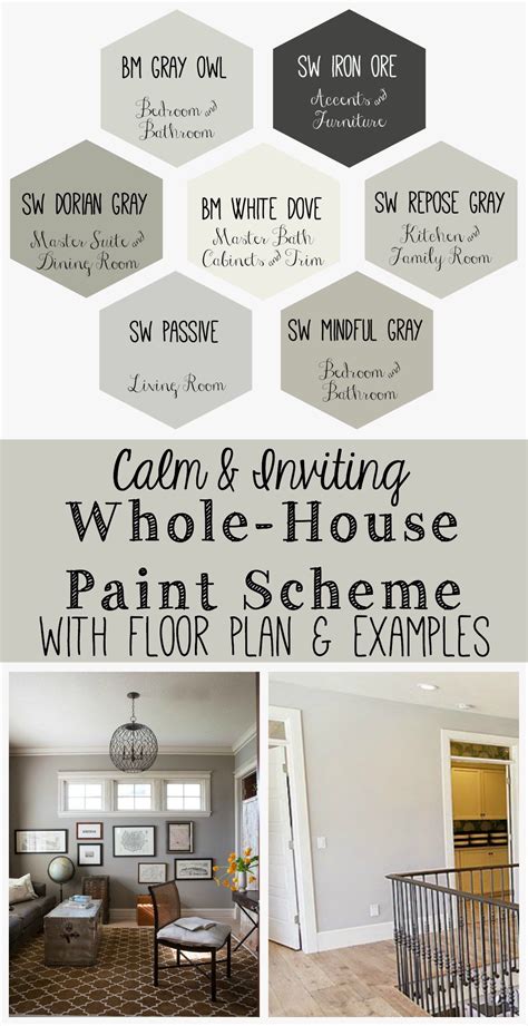 Stunning Whole House Paint Scheme With Neutral Grays