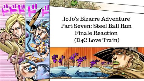 Jojos Bizarre Adventure Part Seven Steel Ball Run Finale Reaction