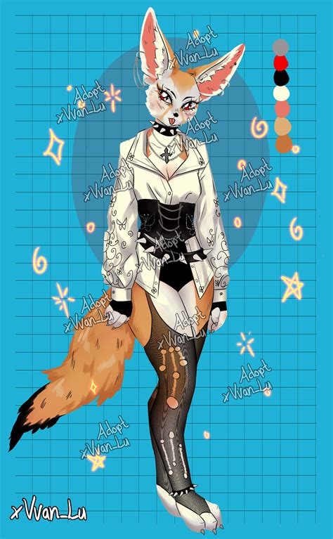 Fennec Fox Adopt Open Art By Me 22 Usd Only Via Paypal The Buyer