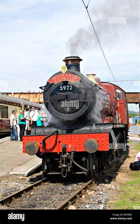 The Hogwarts Express at Carnforth, Lancashire, England Stock Photo - Alamy