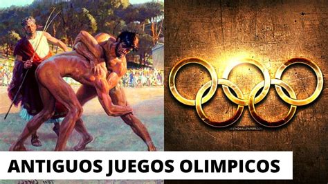 ¿como Eran Los Antiguos Juegos Olimpicos Youtube