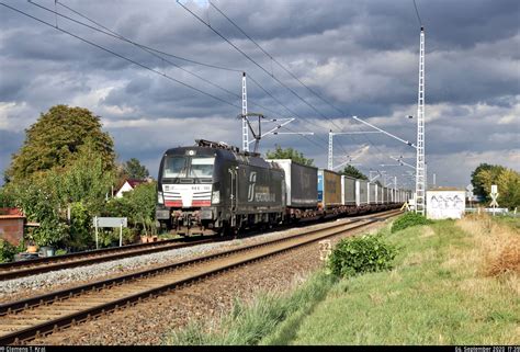 KLV Zug Mit 193 703 6 X4 E 703 Siemens Vectron Unterwegs Am Km 22