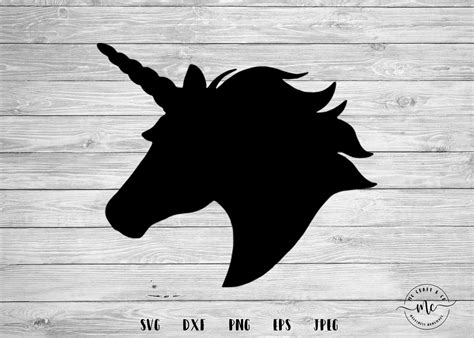 Einhorn Einhorn Svg Einhorn Kopf Svg Einhorn Silhouette Etsy Schweiz