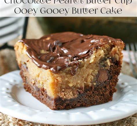 Chocolate Peanut Butter Ooey Gooey Butter Cake Eat More Chocolate Eat More Chocolate