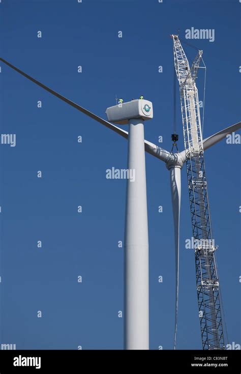 Wind Farm Construction Stock Photo - Alamy