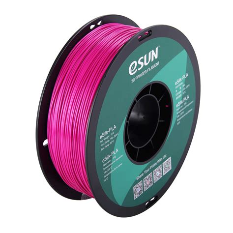 ESilk PLA Pink Filament 1 75mm 1Kg ESun Bastelgarage Elektronik