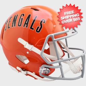 Cincinnati Bengals Speed Throwback Football Helmet