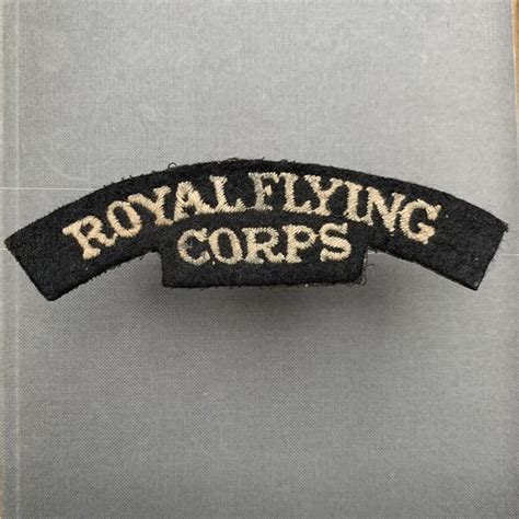 Ww Rfc British Royal Flying Corps Uniform Shoulder Cloth Title Patch