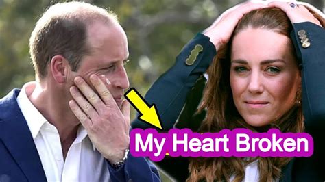 Prince William Opens Up About Wife Kate Middleton Cancer Prince Cries