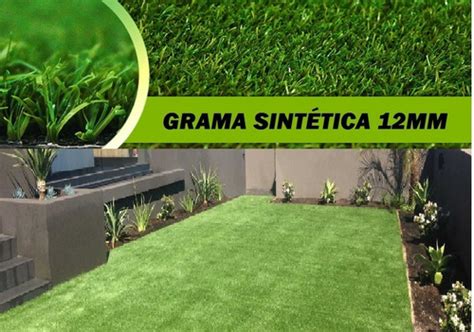 Grama Sintética Verde 12mm 15 Metros Quadrados Parcelamento sem juros