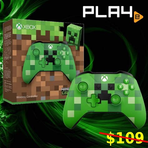 Xbox One Wireless Controller Minecraft Creeper 1410077 Brand New Video Gaming Gaming