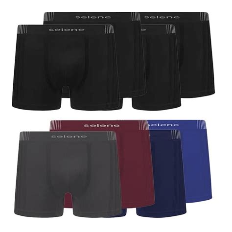 Cueca Boxer Selene Sem Costura Adulto Unidades Centauro