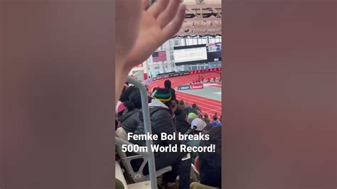 New Balance Grand Prix Womens 500m Dash World Record Shattered By