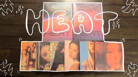 Unboxing G I Dles 1st English Ep Heat All Versions Blaze Flare