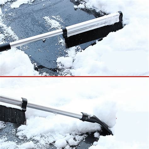 Raclette dégivrant Brosse à neige télescopique d extérieur en aluminium