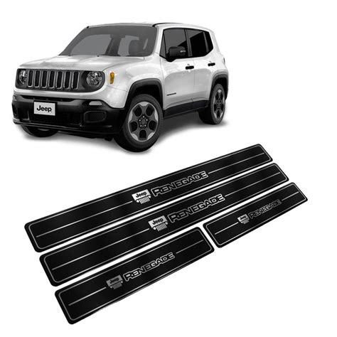 Adesivo Soleira Resinada Jeep Renegade Modelo Portas