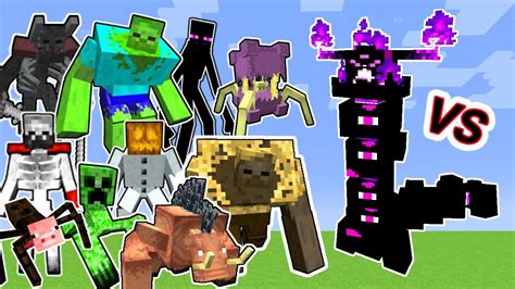 Vengeful Heart Of Ender Vs Mutant Beasts And More Mutants In Minecraft