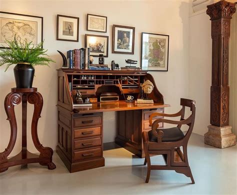 We Can Imagine This Imposing Roll Top Desk Taking Centre Stage In Any