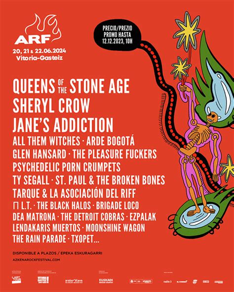 Janes Addiction Nuevo Cabeza De Cartel Del Azkena Rock Festival 2024