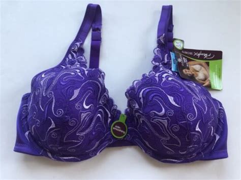 Nwt Playtex Secrets Side Smoothing Embroidered Underwire Bra 4513 42c Purple Ebay