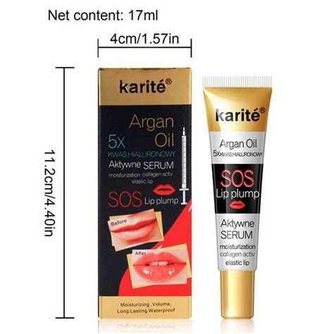 БЛЕСК ДЛЯ УВЕЛИЧЕНИЕ ОБЪЕМА ГУБ KARITE ARGAN OIL SOS LIP PLUMP