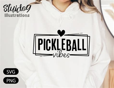 Pickleball Vibes Svg Pickle Ball Vibes Shirt Svg Pickleball Mode Svg